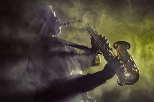 African American Jazz Musician Blues Club Performer