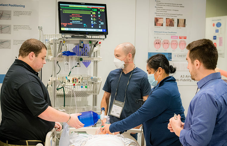 Refine procedural skills with hands-on simulation sessions