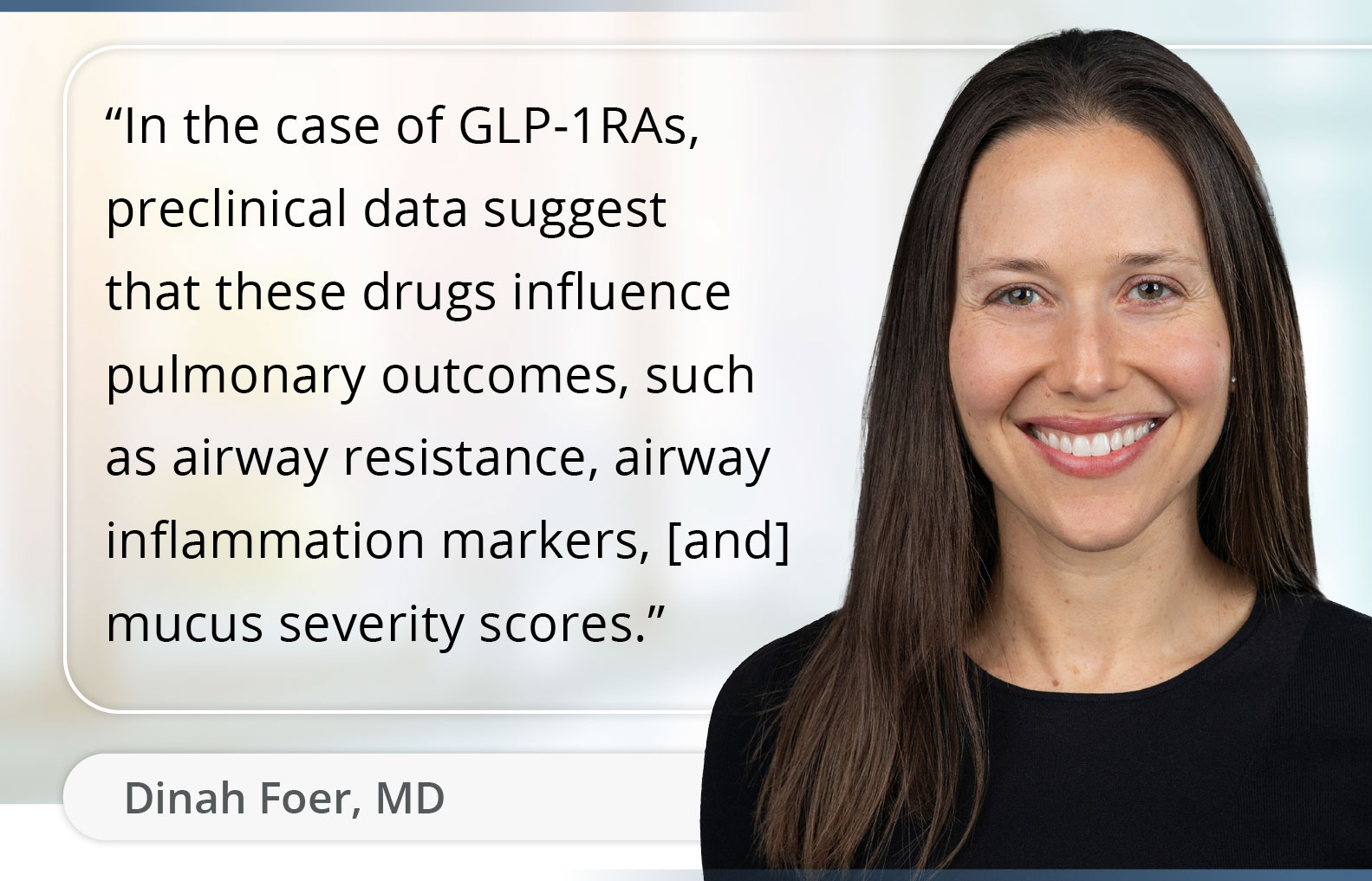 COPD: Could there be a GLP-1 for that?