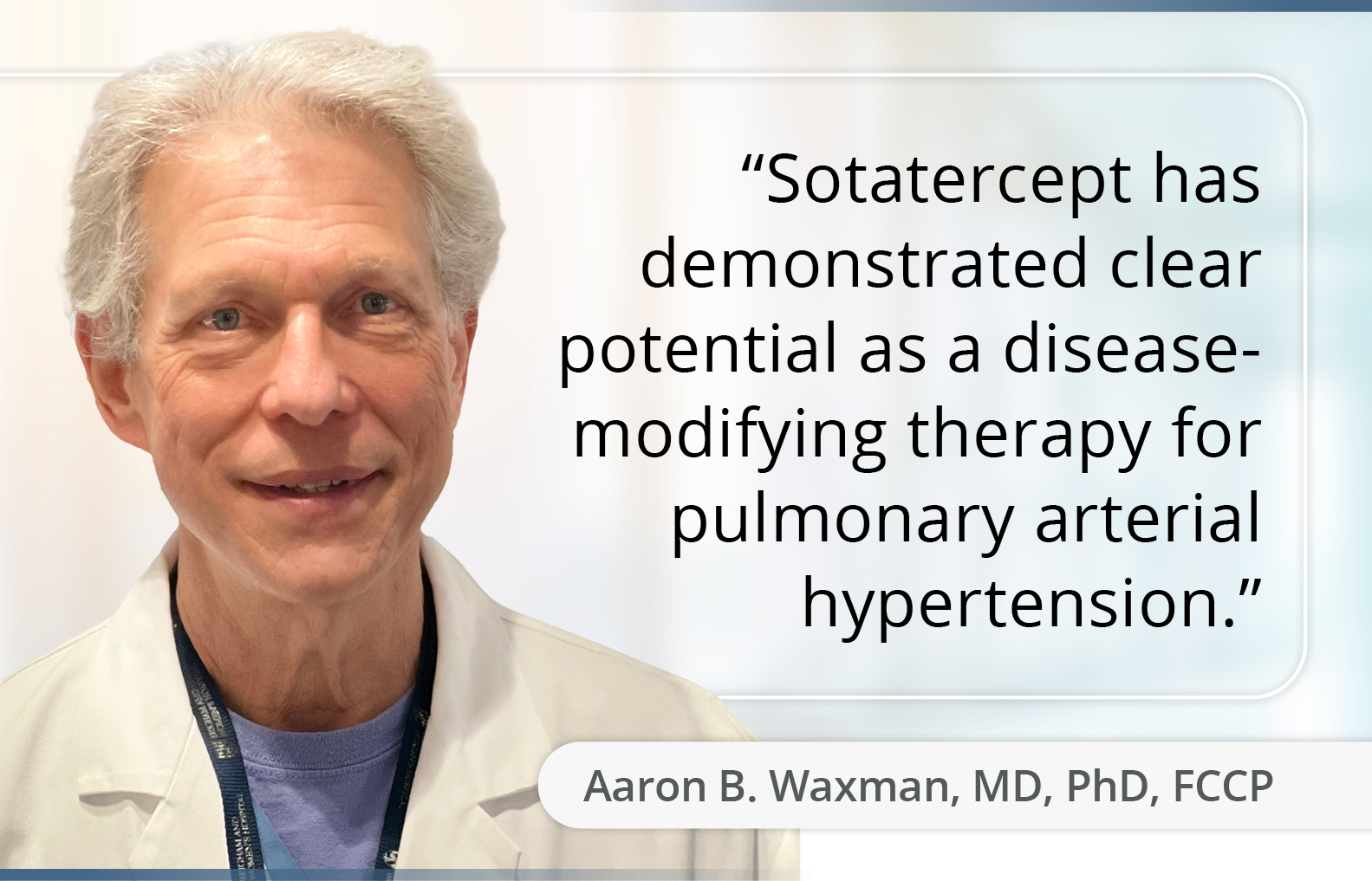 Pooled data suggest sotatercept as novel disease-modifying therapy for PAH