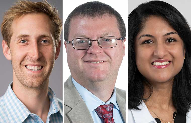 Matthew Glick, MD, Tyler Church, DO, FCCP; and Priya Balakrishnan, MD, MS, FCCP