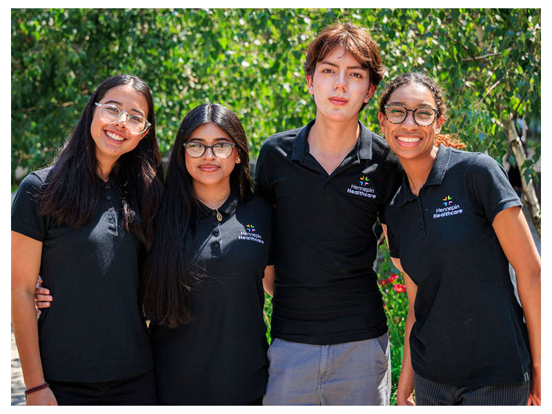 From left: Abigail Putz,  Amy Vasquez,  Martin Villalba, and Lyn Ampey