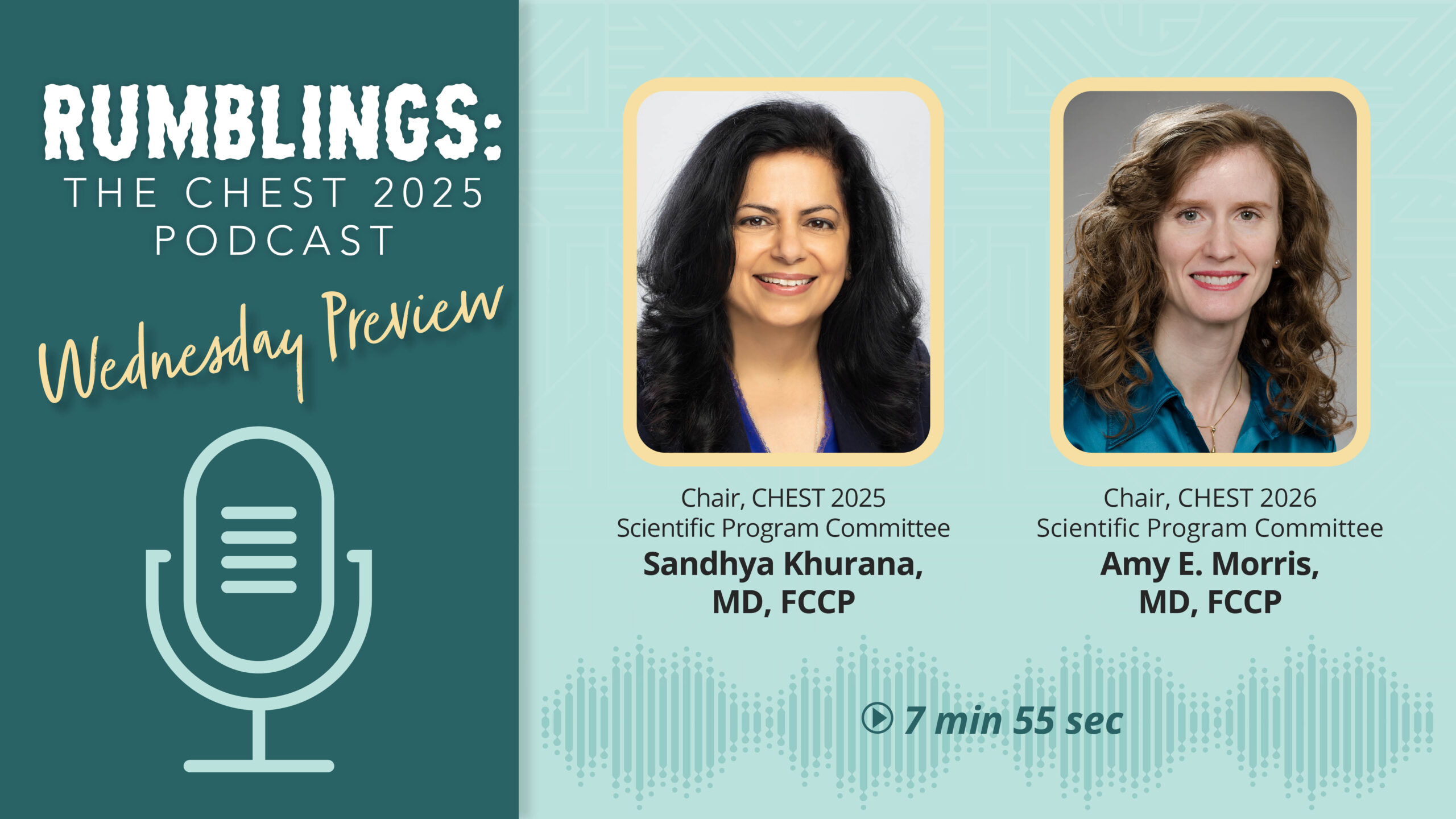 Wrap up CHEST 2025 with exciting Wednesday sessions