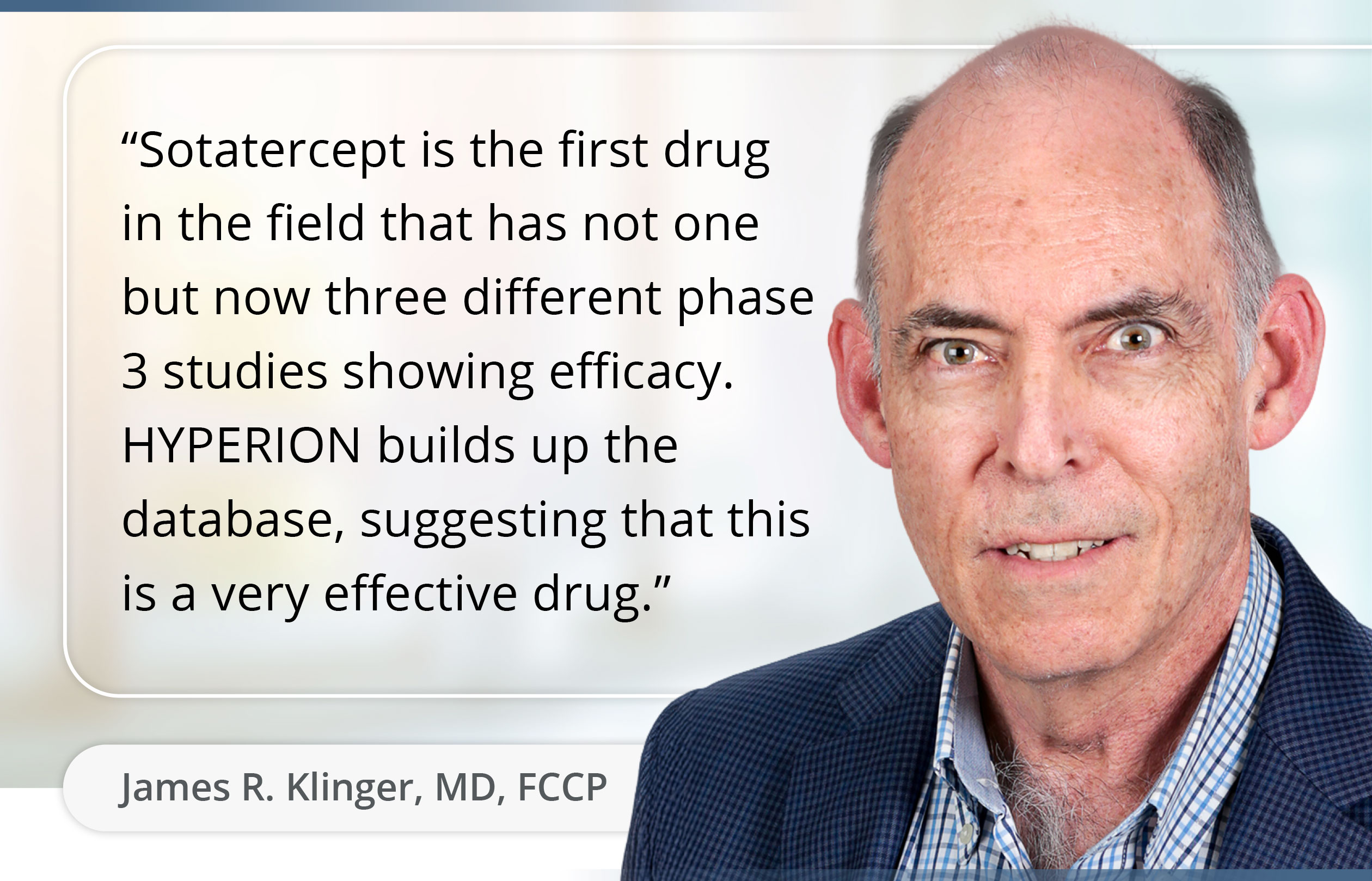 Third trial supports sotatercept to treat PAH