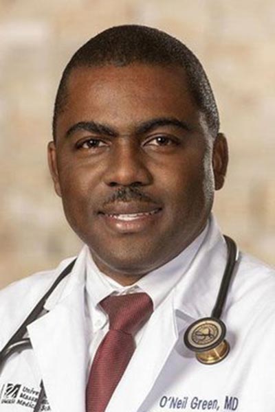 O'Neil Green, MBBS, MSc-C (Oxon), FCCP